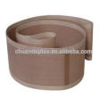 China customized low price PTFE teflon conveyor belt band with joint with edge reinforcement